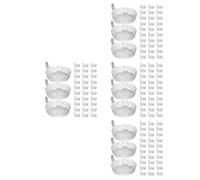 DIYEAH 400 Pièces Lot de Bateaux de Pesée Jetables Aluminium avec Poignée Capacité Précision Élevée pour Poudre et Liquide Laboratoire Matériau Aluminium Robuste Usage Polyvalent