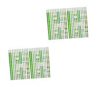 DIYEAH 48pièces Crayons Multicolores Saint-patrick Lot De Crayons Bois Avec Gomme Parfaits Pour Écoles Et Activités Artistiques