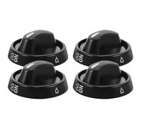 DIYEAH 4Pièces Boutons de Commande de Cuisinière à Universels de Remplaçants pour Poêle Rotation et Installation Facile Adaptés à Toutes Cuisines