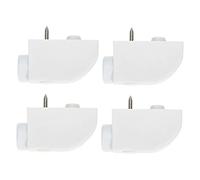 DIYEAH 4pièces Butées De Verrouillage De Fenêtre Lot Pour Portes Coulissantes Limiteur De Sécurité Antivol Serrure De Porte Coulissante