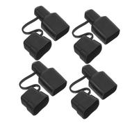 DIYEAH 4Pièces Cache Étanche pour Connecteurs Électriques Protection la Poussière pour Prises de Batterie PVC Facile à Installer Adapté Aux Environnements Extérieurs