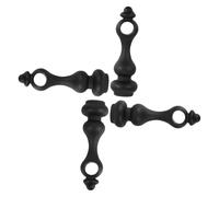 DIYEAH 4pièces Connecteurs De Poteaux Pour Armoires Verre Raccords De Rampe Pour Meubles Quincaillerie Pour Décoration Intérieure Embout De Poteau Tiges Métalliques Pour Garde-corps