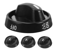 DIYEAH 4pièces Kit De Boutons De Commande Pour Cuisinière à Gaz De Remplacement Pour Table De Cuisson Accessoires Pour Brûleur De Surface Boutons Sans Marque