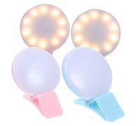 DIYEAH 4pièces Lampe Infirmière à Clip Rechargeable USB Lot de Lampes pour à Main Petite Infirmière avec Lumière Chaude