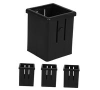 DIYEAH 4pièces Manchons pour Tubes Carrés Creux Convertisseur Réparation pour Équipements De Fitness