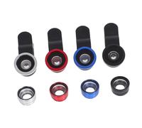DIYEAH 4pièces Objectif pour Téléphone Portable Lot de Clipser Objectif Angle Macro Fisheye Kit Smartphone Photo Appareil Photo Mobile