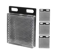 DIYEAH 4pièces Panneaux Rétroréfléchissants pour Capteurs Photoélectriques Réflecteur Domestique Réflecteur Avertissement Accessoire De Capteur Réfléchissant Remplacement De Panneau Photo