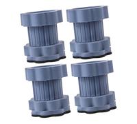 DIYEAH 4pièces Stabilisateur pour Lave-linge et Sèche-linge Tapis Anti-vibrations Antidérapants Socle pour Machine à Laver Petits Patins