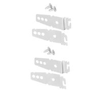 DIYEAH 4pièces Supports Latéraux Pour Lave-vaisselle Kit De Montage Avec Clips Et Plaques De Fixation De Réparation Pour Stabiliser Appareils
