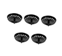 DIYEAH 5 Ensembles Bouchon Évier Acier Inoxydable avec Filtre Panier Cache Lavabo pour Évier de Cuisine Accessoire Cuisine Obstruction Design Élégant Facile à Nettoyer Compatible Bonde