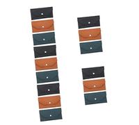 DIYEAH 5 Ensembles Portefeuille À Boutons Pochette Fine pour Femmes Rangement D'Étiquettes Organisateur De Cartes De Crédit Portefeuille pour Hommes Portefeuille 3 pièces * 5