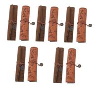 DIYEAH 5 Ensembles Trousse Porte-Crayons Étui À Stylos Étui en Tissu Rouleau À Crayons Papeterie Titulaire Porte Stylo Pochette pour Crayons Organisateur De Crayon Cuir 2 Pièces * 5