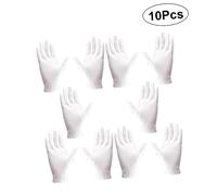 DIYEAH 5 paires Gants Élastiques Spandex pour Inspection de Bijoux Gants Blancs pour Protection Magasin et Étiquette Confortables et pour Divers Usages
