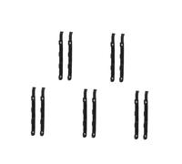 DIYEAH 5 Paires Rail de Montage pour Disque Dur Plastique Abs Support sans Outil Installation Rapide Structure Pratique pour Châssis Antivibration et Dissipation Thermique
