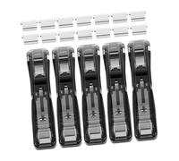 DIYEAH 5 Pièces Agrafeuse avec Clips Métalliques de Rechange Pince à Papier Réutilisable pour Fournitures de Bureau et Documents