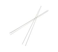 DIYEAH 5 Pièces Aiguille à Appât Creuse en Acier Inoxydable 20cm