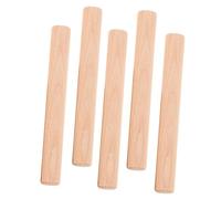 DIYEAH 5 Pièces en Bois de Planche à Trous Chevilles Crochets pour Les Panneaux perforés Pendaison Planches Panneau perforé des bâtons de Bois décor de Chambre Chocolat