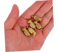 DIYEAH 5 pièces Kit Buses de Brumisation Haute Pression Cuivre avec Filetage Interne Résistantes Chaleur pour Système Brumisateur Terrasse et Jardin Pulvérisateur Atomiseur Extérieur