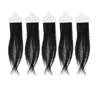 DIYEAH 5 Pièces Kit de Mèches Cheveux Naturels Humains Niveau 3, Léger et Simple à Utiliser, pour Salon de Coiffure et Analyse de Coloration Capillaire
