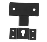DIYEAH 5 pièces Lot de Supports Muraux pour Haut-Parleur Fixation Stable et Épaisse Adapté Maison Magasin et Hôpital Installation Facile avec Kit Complet Noir