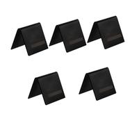 DIYEAH 5 Pièces Pancarte Interdiction Fumer Acier Inoxydable Mat Panneau pour Table Signalisation Non Adaptée Restaurants et Bureaux Format