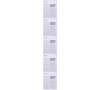 DIYEAH 5 Pièces Planner Notepad Portable Daily Schedule Notebook Decorative Office Accessories Cahier To Do List