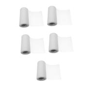 DIYEAH 5 Pièces Tulle Blanc à Paillettes Yards Tissu Maille Polyester pour Décoration Mariage Jupes Tutu Ruban Bouquet et Chemins de Table