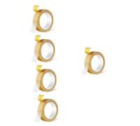 DIYEAH 5 Rouleaux Ruban Adhésif Double Face Renforcé Tissu Ruban Adhésif Extra Fort pour Tapis Décorations et Cadres et pour Intérieur et Extérieur