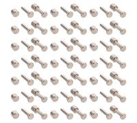 DIYEAH 50 Ensembles Lot de Sets de Vis de Fixation pour Cadre Photo Acrylique Écrous 8x7 et Vis 21mm, Matériel en Alliage Électronique pour Panneaux de 15-18mm, pour Projets