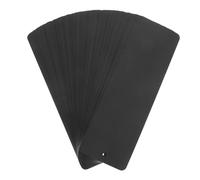 DIYEAH 50 Marque-pages Noirs en Papier Minimalistes à Coins Arrondis pour Activités de Loisirs Créatifs et Présents de Fête, 50 Pièces Résistantes à L'usure