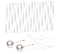 DIYEAH 50 Paires Protections pour Boucles Oreilles Silicone Manchons pour Oreilles Sensibles Transparent et Facile à Installer