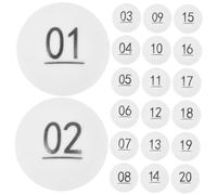 DIYEAH 50 pièces Boules Numérotées Réutilisables pour Jeu de Tirage au Sort Légères et Compactes pour Fête et Animation