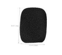 DIYEAH 50 Pièces Mini Lapel Foam Cover High Density Windshield Noise Reduction For Lavalier Microphone