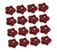 DIYEAH 50 Pièces Mini Star Buttons Metal Two Hole Tiny Sewing Supplies For Doll Clothing Shoes Bags Diy Handmade Craft Projects