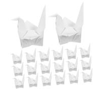 DIYEAH 50 Pièces Origami Cranes Blancs Prédépliés Décoration Facile pour Mariage Shower Anniversaire Accessoires Photo et Ambiance Romantique Symboles Utilisation Intérieure et Extérieure