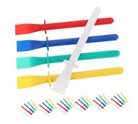 DIYEAH 50 Pièces Outils de Colle Plastique Applicateurs Flexibles pour Projets Diy Spatules et Raclettes pour Applications Artistiques et Artisanales Outils de Création