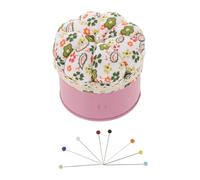 DIYEAH 500 Pièces Boule à Coudre avec Coussin Aiguilles à Coudre épingles à matelasser Tissu matériel de Couture matériel Couture décoration tête avec Coussin épingles à tête colorées