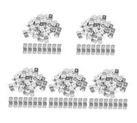 DIYEAH 500 Pièces Lot de Clips Z Fer Robustes pour Fixation de et Dessus de Table Supports Décalés pour Toile et Photos Matériel Encadrement