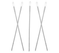 DIYEAH 5pièces Enfile-Cordons Acier Inoxydable Lot de Outil Enfilage de Corde à Ressort Flexible Accessoire de Couture pour Insertion Facile