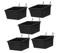 DIYEAH 5pièces Lot de Bacs De Rangement pour Panneaux Perforés pour Garage Atelier Utilitaires Organiseurs Muraux pour Panneaux Perforés