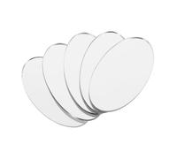 DIYEAH 5pièces Lot De Miroirs Plastique Auto-adhésifs Pour Artisanat Petits Miroirs Pour Centre De Table Et Projets De Bricolage