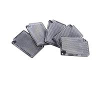 DIYEAH 5pièces Réflecteur Photoélectrique Carré Lot de Réflecteurs Rétroréfléchissants Accessoire pour Capteur De Réflexion pour Systèmes Rétroréfléchissants Remplacement De Panneau Photo