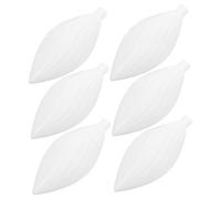 DIYEAH 6 Pièces Abat Jour Fleur Lotus Plastique Décoration de Lampe de Sol Romantique pour Mariage et Fête Éclairage de Cheminée pour Événements Intérieurs et Extérieurs