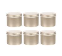 DIYEAH 6 Pièces Boîte à Thé en Aluminium 120ml, Mini, Compacte