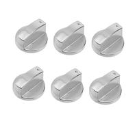 DIYEAH 6 Pièces Bouton de Cuisinière de Zinc de Commutateur Brossé pour Réchaud à Gaz Compatible