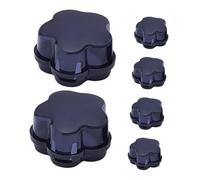 DIYEAH 6 pièces Cache-boutons Cuisinière Transparent Protection Sécurité Garçon Fille pour Plaques Cuisson Gaz et Four Installation sans Outil Protection Haute Température Robuste
