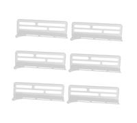 DIYEAH 6 Pièces Fridge Partition Plates Adjustable Durable Plastic Refrigerator Dividers for Organized Food Storage and Stable Arrangement