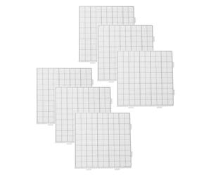 DIYEAH 6 Pièces Planche à Gabarits de Perles Picots Puzzles Plastique Kit de Plateaux pour Perles à Repasser Planches Art pour Projets Créatifs Garçon Fille