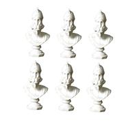 DIYEAH 6 pièces Sculpture de Déesse Grecque Athena Résine Lot de Mini Statuettes Décoratives Délicates pour Bureau et Maison Ornement Artisanal Élégant