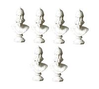 DIYEAH 6 pièces Sculpture de Déesse Grecque Athena Résine Lot de Mini Statuettes Décoratives Délicates pour Bureau et Maison Ornement Artisanal Élégant